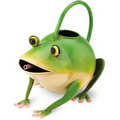 Frog Watering Can Garden Accent